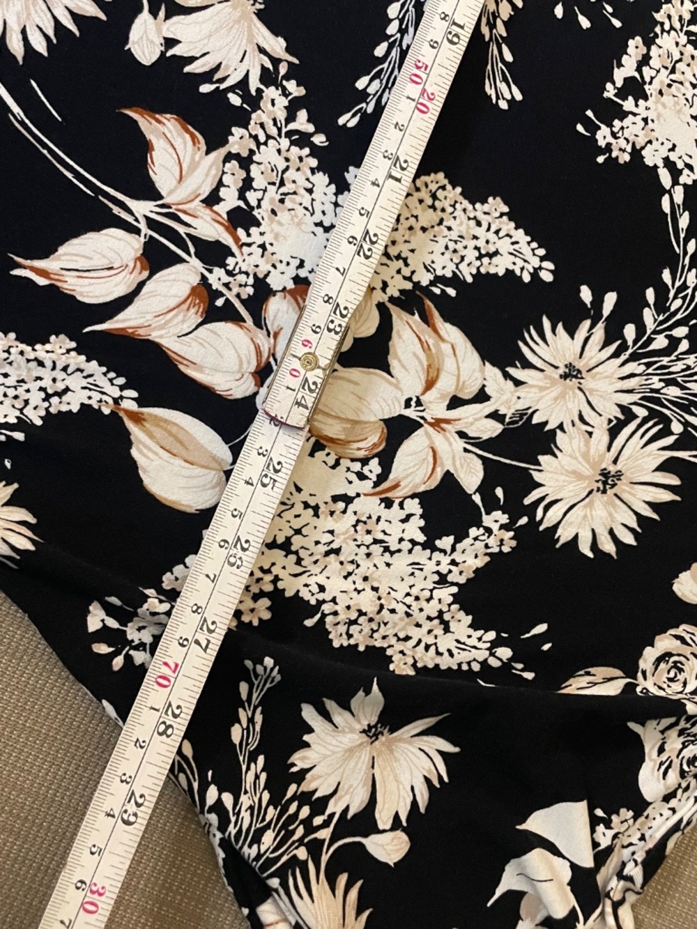 J. Jill Wearever Size XL Black & White Boat Neck Super Soft Stretch Tunic Top - Picture 7 of 8